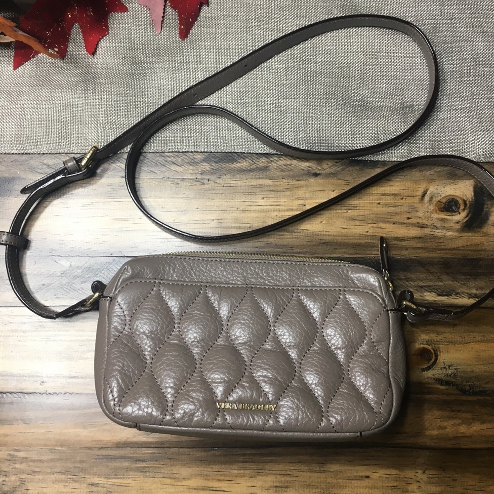 Vera Bradley genuine leather crossbody